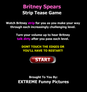 Britney Spears Maze Menu.png