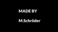 The credits at the end of the video.
