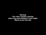 La advertencia al principio del video.